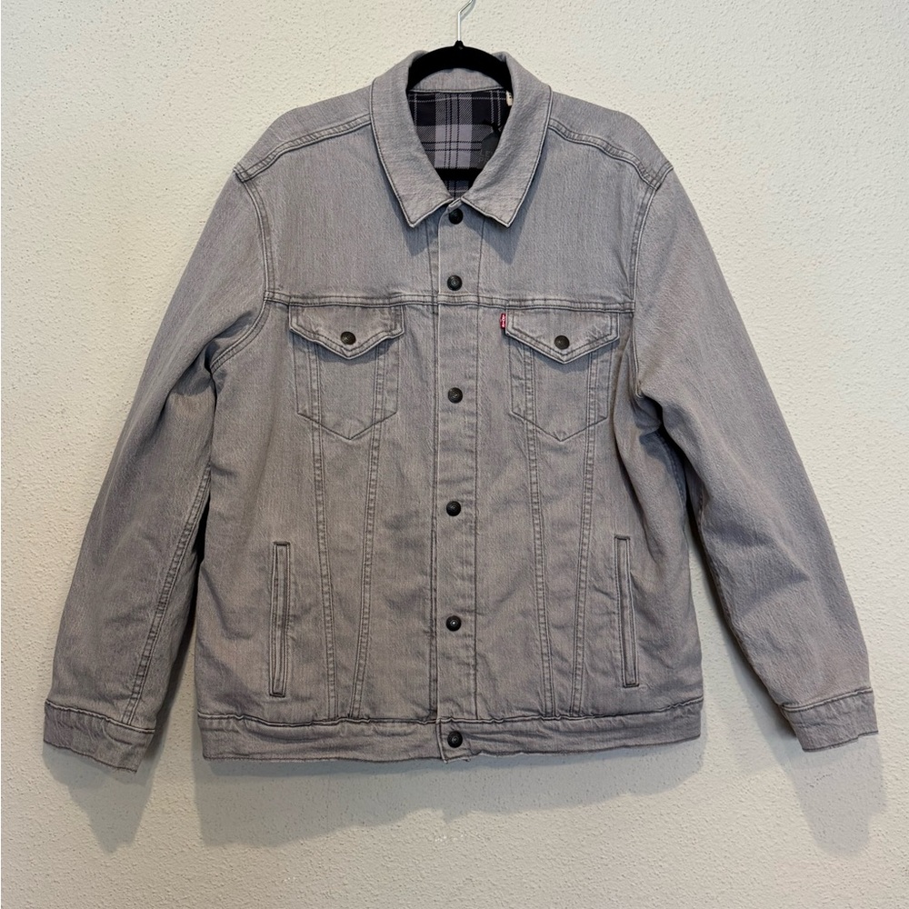 NWT Levi's Reversible Lined Trucker Jacket Men’s Extra Large